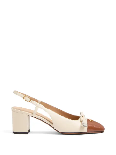 Valentino Garavani Valet Du Roi kidskin slingback pumps 60mm Neutrals WS0MH9DDT