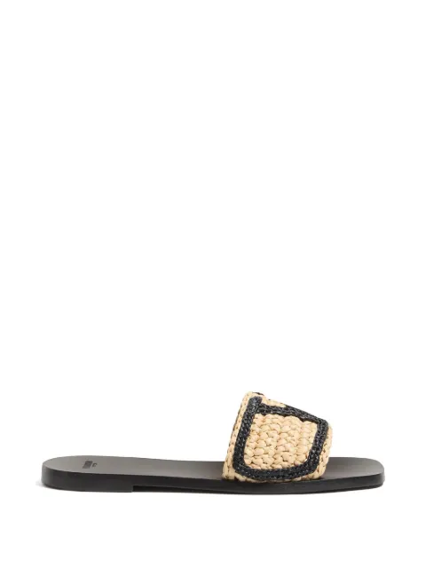 Valentino Garavani Viva Superstar flat sandals Neutrals WS0LK2FUK