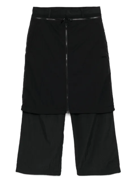 Juun.J layered skirt trousers Black JC5321P53