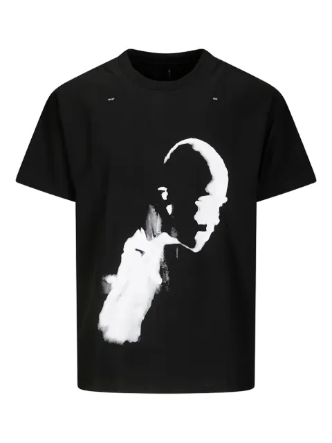 HELIOT EMIL graphic-print T-shirt Black SS25M09041