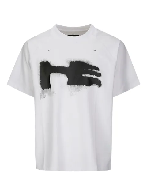 HELIOT EMIL graphic-print T-shirt White SS25M09083