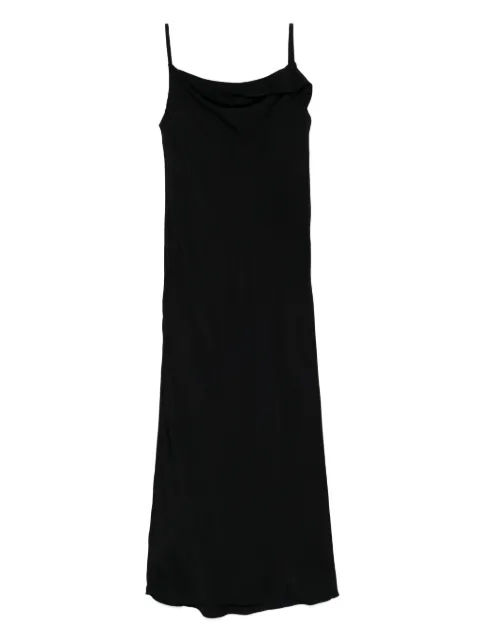 Recto Drapery Neckline Slip dress Black RW25SWDR004BK