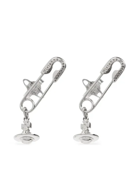 Vivienne Westwood Orb-pendant earrings Silver 6201035Y01P019
