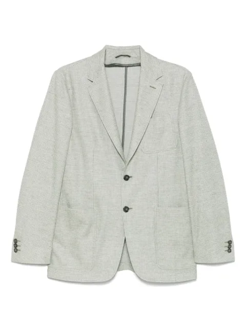 Canali textured blazer Green J0147JJ02975