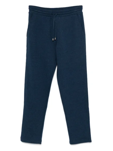 Canali mélange-effect track pants Blue T0886MJ02249