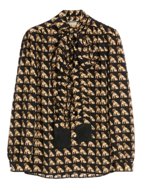 Valentino Garavani Crepe De Chine shirt Black BAB7R49G5