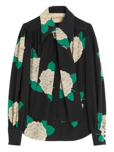 Valentino Garavani Crepe De Chine shirt Black BAB7N49FL