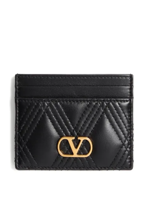 Valentino Garavani Quiltie 67 card holder Black WP0AS1MIC