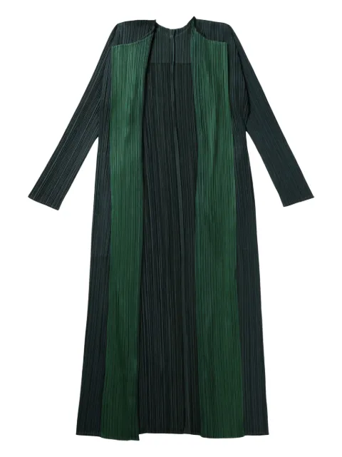 Pleats Please Issey Miyake Merry Bicolor Green PP56JA432
