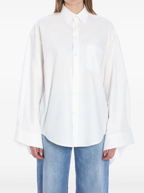 Balenciaga tied-cuff shirt White 830990TRM28