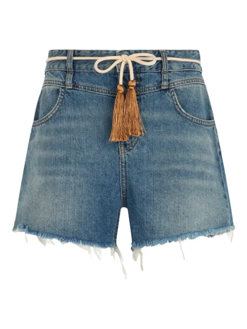 LIU JO raw-cut shorts Blue UA5152D0244