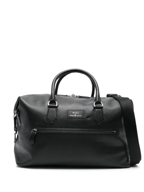 Polo Ralph Lauren leather duffle bag Black 405962459001