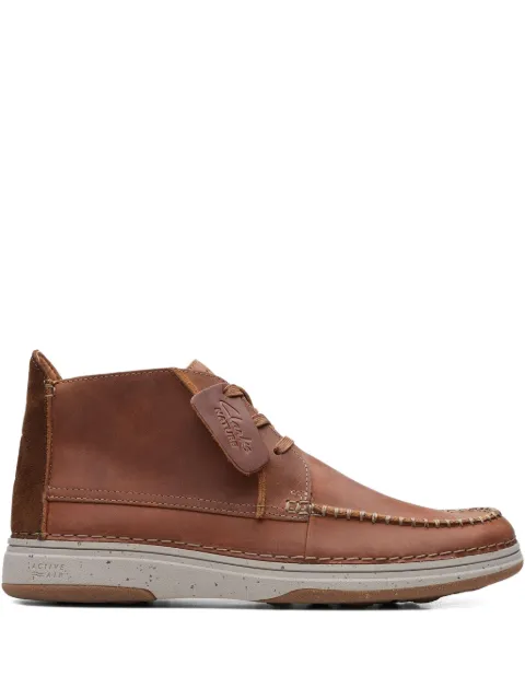 Clarks Nature 5 Mid leather boots Brown 26168603