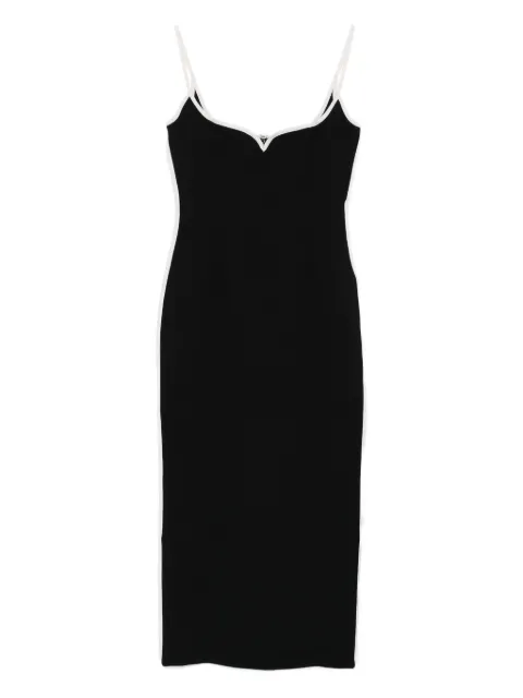 Paris Georgia Heart midi dress Black HRTD003