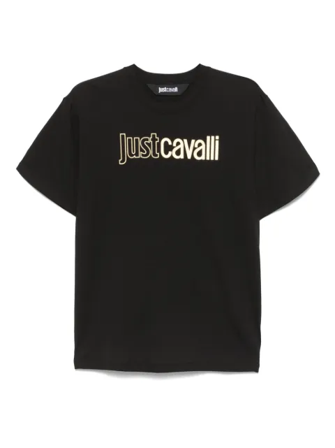 Just Cavalli logo-print T-shirt Black 78OAHT16CJ500