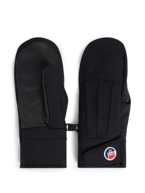 Fusalp logo-patch gloves Black 21HA3729