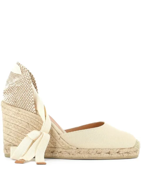Castañer 90mm round-toe espadrilles Neutrals 020962