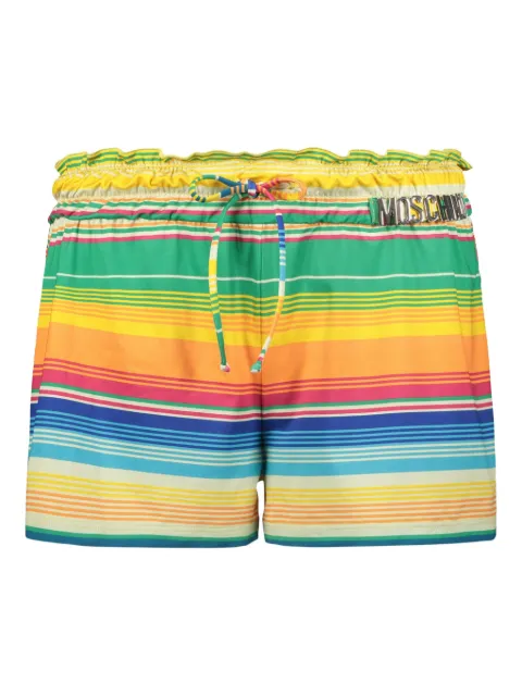 Moschino striped shorts Yellow A42012601