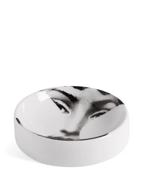 Fornasetti Tema e Variazioni n.149 round ashtray White P23X149FOR23