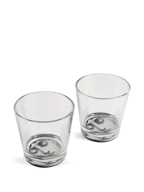 Fornasetti Tema e Variazoni glasses (set of two) White G40X3762FOR23