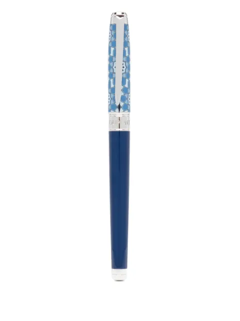 S.T. Dupont patterned rollerball pen Blue 422429M