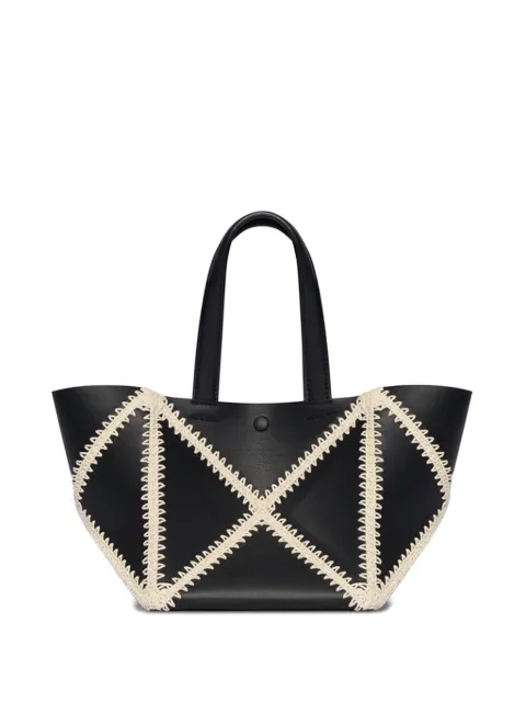 Nanushka small The Origami tote bag Black NW23CRBG02599