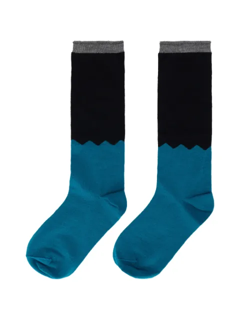 Valentino Garavani two-tone socks Blue RKI00G1VW