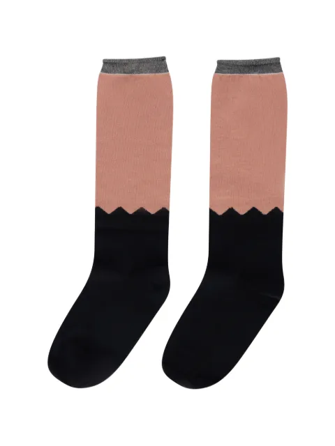 Valentino Garavani zigzag socks Pink RKI00G1VW