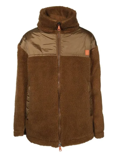 Weekend Max Mara fleece oversized jacket Brown 54860823600