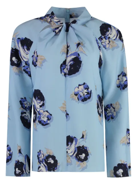 St. John floral-print blouse Blue K91AC51
