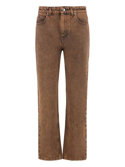 Moorer logo-patch jeans Orange PHOEBE120T
