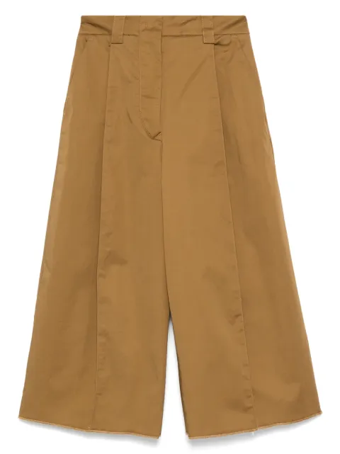 THELATEST pleat-detailed trousers Brown TLW031C4T0194ABTP