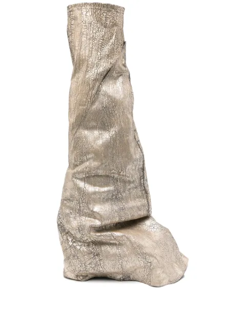 Rick Owens DRKSHDW Fetish boots Gold DS01E3815SGMC