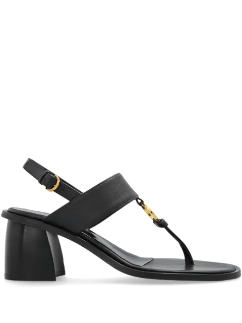 ODISSI 50mm leather sandals Black OD44016A21063