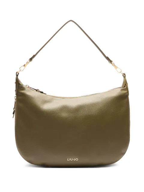 LIU JO logo-lettering shoulder bag Green AA5134E0054