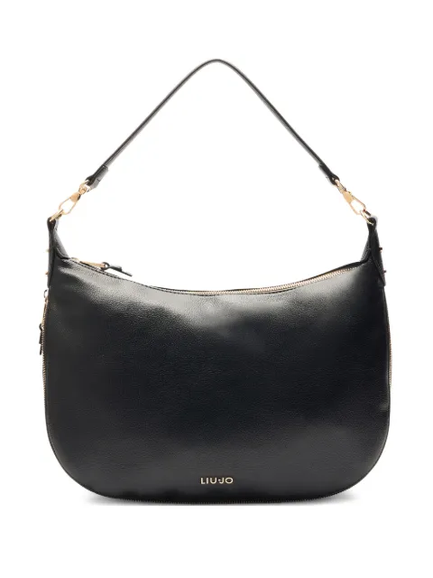 LIU JO logo-lettering shoulder bag Black AA5134E0054