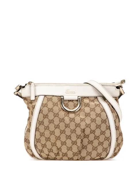 Gucci Pre-Owned 2000-2015 GG Canvas Abbey D Ring crossbody bag Brown BHGU648423BR42T2