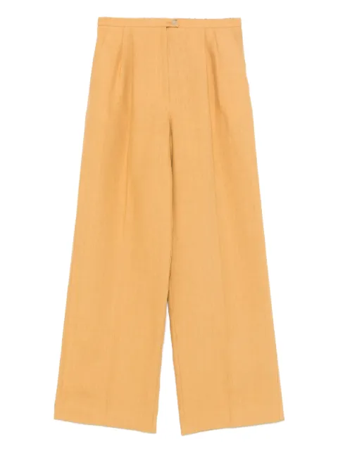 Forte Forte linen darted trousers Yellow 13825MYPANTS