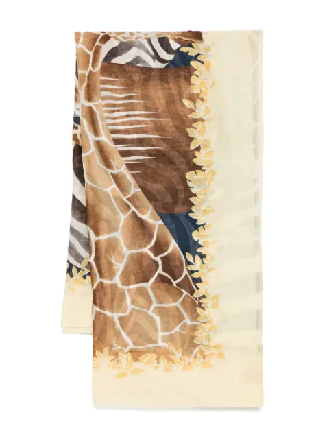 Ferragamo Pre-Owned 1980s printed scarf Neutrals SF280CH