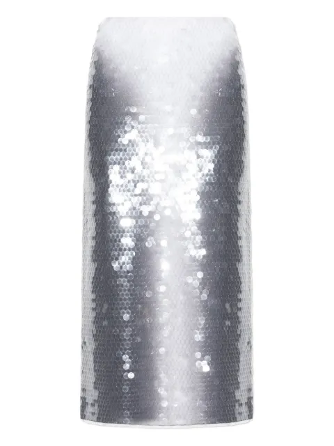 Sportmax sequinned pencil skirt Silver 2512771022600