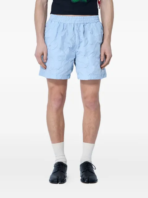 Walter Van Beirendonck quilted shorts Blue 2012CC13