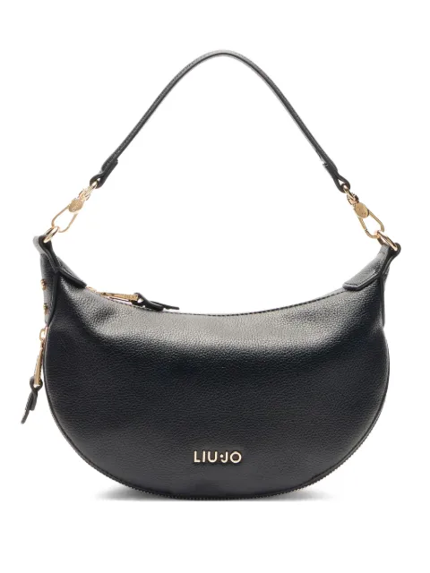LIU JO logo-lettering shoulder bag Black AA5043E0054