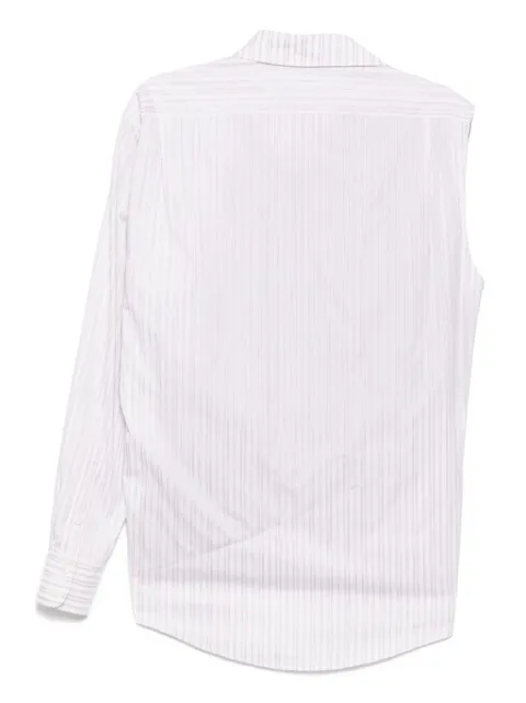 Moohong striped shirt White 25SSWSH04