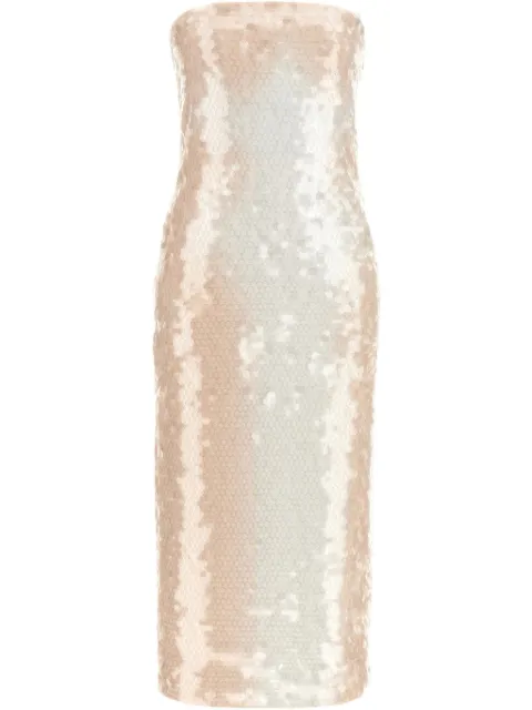 Sportmax Stemma midi dress Neutrals 2512621082600