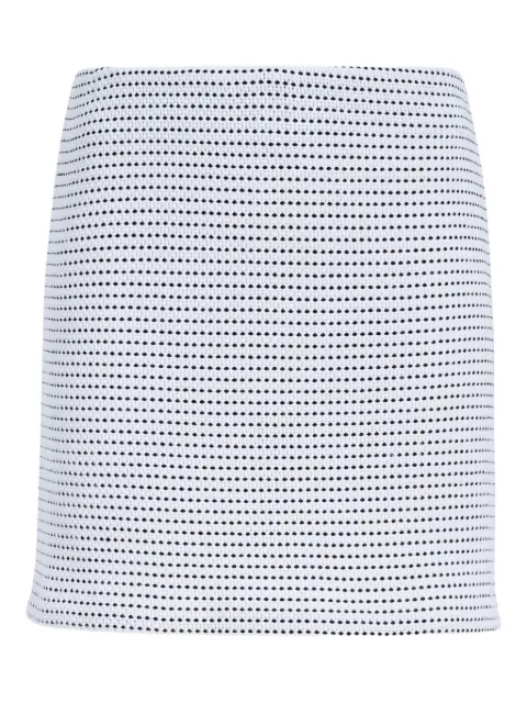 Proenza Schouler White Label Lawson tweed-pattern mini skirt White WL2535210TY041