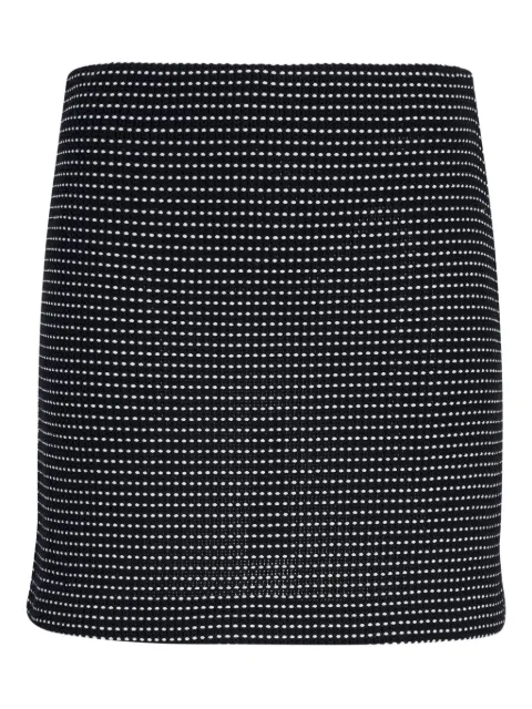 Proenza Schouler White Label Lawson tweed dot mini skirt Black WL2535210TY041