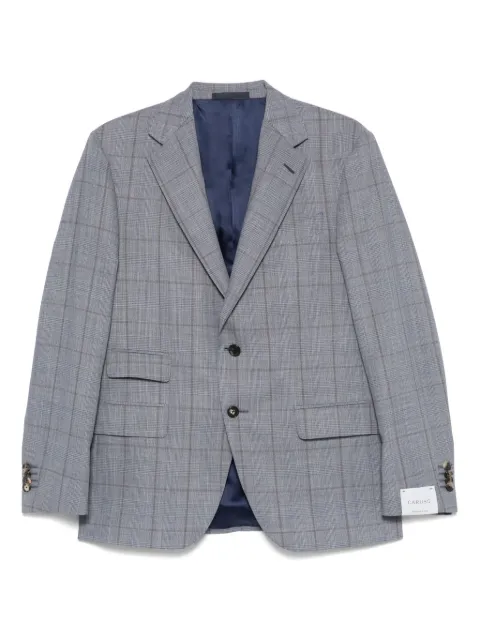 Caruso checked blazer Grey LN2JM203F509582