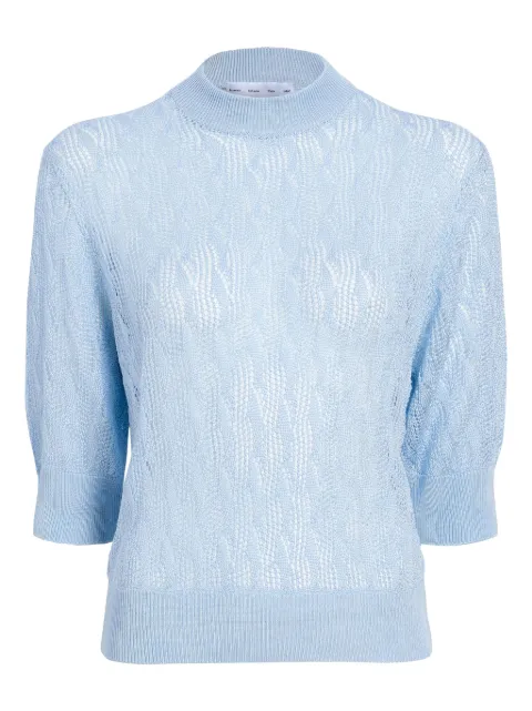 Proenza Schouler White Label Nicola sweater Blue WL2537976KY339