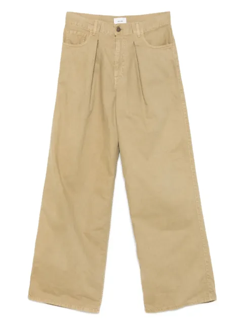 Haikure Candy Twill trousers Brown HEW03340GF146PX
