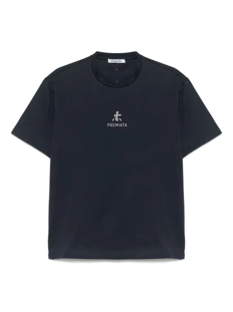 Premiata cotton T-shirt with bonded details Blue PA1017